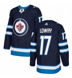 Youth Adidas Winnipeg Jets 17 Adam Lowry Premier Navy Blue Home NHL Jersey Youth Adidas Winnipeg Jets 17 Adam Lowry Premier Navy Blue Home NHL Jersey