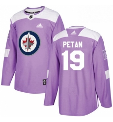 Youth Adidas Winnipeg Jets 19 Nic Petan Authentic Purple Fights Cancer Practice NHL Jersey Youth Adidas Winnipeg Jets 19 Nic Petan Authentic Purple Fights Cancer Practice NHL Jersey