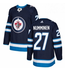 Youth Adidas Winnipeg Jets 27 Teppo Numminen Authentic Navy Blue Home NHL Jersey Youth Adidas Winnipeg Jets 27 Teppo Numminen Authentic Navy Blue Home NHL Jersey