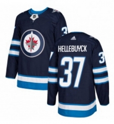 Youth Adidas Winnipeg Jets 37 Connor Hellebuyck Authentic Navy Blue Home NHL Jersey Youth Adidas Winnipeg Jets 37 Connor Hellebuyck Authentic Navy Blue Home NHL Jersey