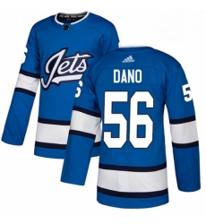 Youth Adidas Winnipeg Jets 56 Marko Dano Authentic Blue Alternate NHL Jersey Youth Adidas Winnipeg Jets 56 Marko Dano Authentic Blue Alternate NHL Jersey