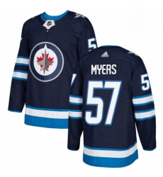 Youth Adidas Winnipeg Jets 57 Tyler Myers Premier Navy Blue Home NHL Jersey Youth Adidas Winnipeg Jets 57 Tyler Myers Premier Navy Blue Home NHL Jersey