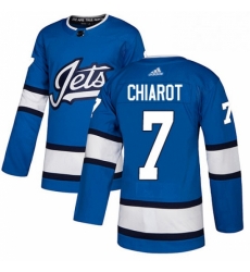 Youth Adidas Winnipeg Jets 7 Ben Chiarot Authentic Blue Alternate NHL Jersey Youth Adidas Winnipeg Jets 7 Ben Chiarot Authentic Blue Alternate NHL Jersey