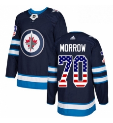 Youth Adidas Winnipeg Jets 70 Joe Morrow Authentic Navy Blue USA Flag Fashion NHL Jerse Youth Adidas Winnipeg Jets 70 Joe Morrow Authentic Navy Blue USA Flag Fashion NHL Jerse