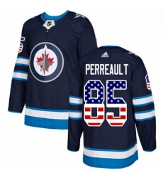 Youth Adidas Winnipeg Jets 85 Mathieu Perreault Authentic Navy Blue USA Flag Fashion NHL Jersey Youth Adidas Winnipeg Jets 85 Mathieu Perreault Authentic Navy Blue USA Flag Fashion NHL Jersey