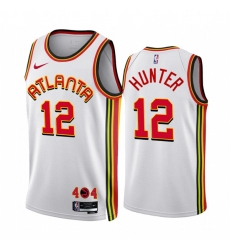 Men's Atlanta Hawks #12 De'Andre Hunter 2022-23 White Association Edition Stitched Jersey Men's Atlanta Hawks #12 De'Andre Hunter 2022-23 White Association Edition Stitched Jersey