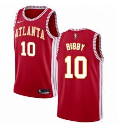 Mens Nike Atlanta Hawks 10 Mike Bibby Authentic Red NBA Jersey Statement Edition Mens Nike Atlanta Hawks 10 Mike Bibby Authentic Red NBA Jersey Statement Edition