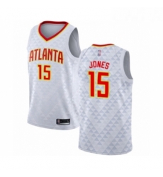 Womens Atlanta Hawks 15 Damian Jones Authentic White Basketball Jersey Association Edition Womens Atlanta Hawks 15 Damian Jones Authentic White Basketball Jersey Association Edition
