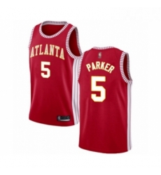 Womens Atlanta Hawks 5 Jabari Parker Swingman Red Basketball Jersey Statement Edition Womens Atlanta Hawks 5 Jabari Parker Swingman Red Basketball Jersey Statement Edition