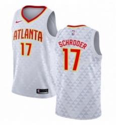 Womens Nike Atlanta Hawks 17 Dennis Schroder Authentic White NBA Jersey Association Edition Womens Nike Atlanta Hawks 17 Dennis Schroder Authentic White NBA Jersey Association Edition
