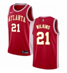 Womens Nike Atlanta Hawks 21 Dominique Wilkins Swingman Red NBA Jersey Statement Edition Womens Nike Atlanta Hawks 21 Dominique Wilkins Swingman Red NBA Jersey Statement Edition