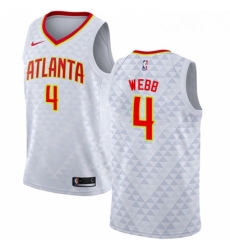 Womens Nike Atlanta Hawks 4 Spud Webb Authentic White NBA Jersey Association Edition Womens Nike Atlanta Hawks 4 Spud Webb Authentic White NBA Jersey Association Edition
