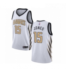 Youth Atlanta Hawks 15 Damian Jones Swingman White Basketball Jersey City Edition Youth Atlanta Hawks 15 Damian Jones Swingman White Basketball Jersey City Edition