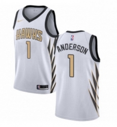 Youth Nike Atlanta Hawks 1 Justin Anderson Swingman White NBA Jersey City Edition Youth Nike Atlanta Hawks 1 Justin Anderson Swingman White NBA Jersey City Edition