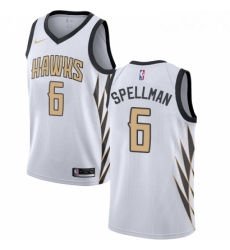 Youth Nike Atlanta Hawks 6 Omari Spellman Swingman White NBA Jersey City Edition Youth Nike Atlanta Hawks 6 Omari Spellman Swingman White NBA Jersey City Edition