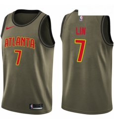 Youth Nike Atlanta Hawks 7 Jeremy Lin Swingman Green Salute to Service NBA Jersey Youth Nike Atlanta Hawks 7 Jeremy Lin Swingman Green Salute to Service NBA Jersey