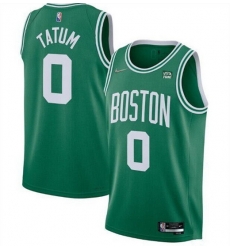 Men Boston Celtics 0 Jayson Tatum 75th Anniversary Green Stitched Basketball Jersey Men Boston Celtics 0 Jayson Tatum 75th Anniversary Green Stitched Basketball Jersey