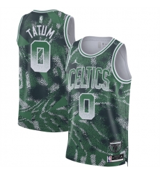 Men Boston Celtics 0 Jayson Tatum Green 2025 Select Series Swingman Stitched Basketball Jersey Men Boston Celtics 0 Jayson Tatum Green 2025 Select Series Swingman Stitched Basketball Jersey