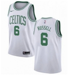 Men Boston Celtics 6 Bill Russell White Stitched Basketball Jersey Men Boston Celtics 6 Bill Russell White Stitched Basketball Jersey