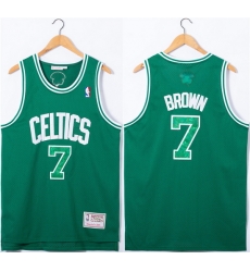 Men Boston Celtics 7 Jaylen Brown Green Stitched Jersey Men Boston Celtics 7 Jaylen Brown Green Stitched Jersey