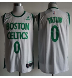 Men Boston Celtics Jayson Tatum 0 White City Edition NBA Jersey Men Boston Celtics Jayson Tatum 0 White City Edition NBA Jersey