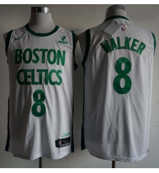Men Boston Celtics Kemba Walker 8 White City Edition NBA Jersey Men Boston Celtics Kemba Walker 8 White City Edition NBA Jersey