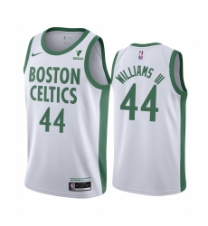 Men Nike Boston Celtics 44 Robert Williams III White NBA Swingman 2020 21 City Edition Jersey Men Nike Boston Celtics 44 Robert Williams III White NBA Swingman 2020 21 City Edition Jersey