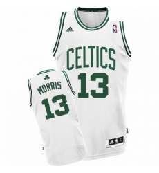 Mens Adidas Boston Celtics 13 Marcus Morris Swingman White Home NBA Jersey Mens Adidas Boston Celtics 13 Marcus Morris Swingman White Home NBA Jersey