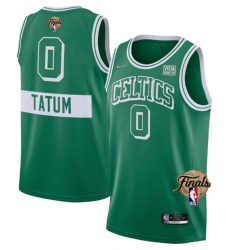Men's Boston Celtics #0 Jayson Tatum 2022 Green NBA Finals Stitched Jersey Men's Boston Celtics #0 Jayson Tatum 2022 Green NBA Finals Stitched Jersey