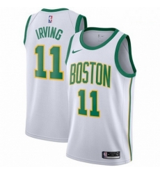 Mens Nike Boston Celtics 11 Kyrie Irving Swingman White NBA Jersey City Edition Mens Nike Boston Celtics 11 Kyrie Irving Swingman White NBA Jersey City Edition