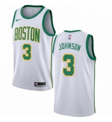 Mens Nike Boston Celtics 3 Dennis Johnson Swingman White NBA Jersey City Edition Mens Nike Boston Celtics 3 Dennis Johnson Swingman White NBA Jersey City Edition