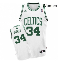 Womens Adidas Boston Celtics 34 Paul Pierce Swingman White Home NBA Jersey Womens Adidas Boston Celtics 34 Paul Pierce Swingman White Home NBA Jersey