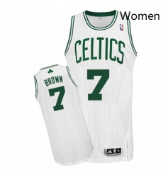 Womens Adidas Boston Celtics 7 Jaylen Brown Authentic White Home NBA Jersey Womens Adidas Boston Celtics 7 Jaylen Brown Authentic White Home NBA Jersey