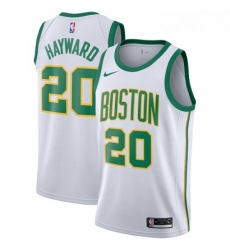 Womens Nike Boston Celtics 20 Gordon Hayward Swingman White NBA Jersey City Edition Womens Nike Boston Celtics 20 Gordon Hayward Swingman White NBA Jersey City Edition