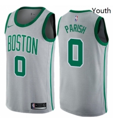 Youth Nike Boston Celtics 0 Robert Parish Swingman Gray NBA Jersey City Edition Youth Nike Boston Celtics 0 Robert Parish Swingman Gray NBA Jersey City Edition