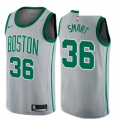 Youth Nike Boston Celtics 36 Marcus Smart Swingman Gray NBA Jersey City Edition Youth Nike Boston Celtics 36 Marcus Smart Swingman Gray NBA Jersey City Edition