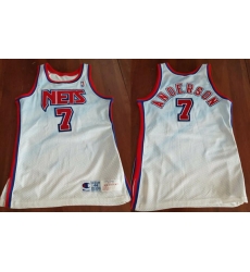 1994-95 Kenny Anderson New Jersey Nets Team Issued Champion Jersey 1994-95 Kenny Anderson New Jersey Nets Team Issued Champion Jersey