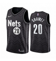 Men Brooklyn Nets 20 Landry Shamet Black NBA Swingman 2020 21 Earned Edition Jersey Men Brooklyn Nets 20 Landry Shamet Black NBA Swingman 2020 21 Earned Edition Jersey
