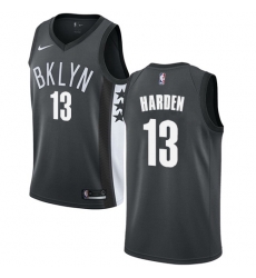 Men Nike Brooklyn Nets 13 James Harden Gray NBA Swingman Statement Edition Jersey Men Nike Brooklyn Nets 13 James Harden Gray NBA Swingman Statement Edition Jersey