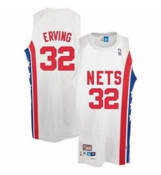 Mens Adidas Brooklyn Nets 32 Julius Erving Authentic White ABA Retro Throwback NBA Jersey Mens Adidas Brooklyn Nets 32 Julius Erving Authentic White ABA Retro Throwback NBA Jersey