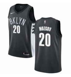 Mens Nike Brooklyn Nets 20 Timofey Mozgov Swingman Gray NBA Jersey Statement Edition Mens Nike Brooklyn Nets 20 Timofey Mozgov Swingman Gray NBA Jersey Statement Edition