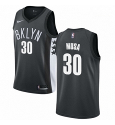 Mens Nike Brooklyn Nets 30 Dzanan Musa Swingman Gray NBA Jersey Statement Edition Mens Nike Brooklyn Nets 30 Dzanan Musa Swingman Gray NBA Jersey Statement Edition