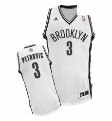 Youth Adidas Brooklyn Nets 3 Drazen Petrovic Swingman White Home NBA Jersey Youth Adidas Brooklyn Nets 3 Drazen Petrovic Swingman White Home NBA Jersey