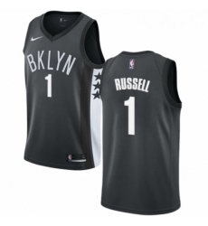 Youth Nike Brooklyn Nets 1 DAngelo Russell Authentic Gray NBA Jersey Statement Edition Youth Nike Brooklyn Nets 1 DAngelo Russell Authentic Gray NBA Jersey Statement Edition
