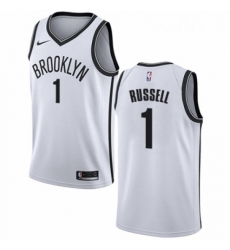 Youth Nike Brooklyn Nets 1 DAngelo Russell Authentic White NBA Jersey Association Edition Youth Nike Brooklyn Nets 1 DAngelo Russell Authentic White NBA Jersey Association Edition