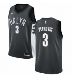 Youth Nike Brooklyn Nets 3 Drazen Petrovic Authentic Gray NBA Jersey Statement Edition Youth Nike Brooklyn Nets 3 Drazen Petrovic Authentic Gray NBA Jersey Statement Edition