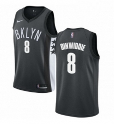 Youth Nike Brooklyn Nets 8 Spencer Dinwiddie Swingman Gray NBA Jersey Statement Edition Youth Nike Brooklyn Nets 8 Spencer Dinwiddie Swingman Gray NBA Jersey Statement Edition