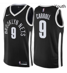 Youth Nike Brooklyn Nets 9 DeMarre Carroll Swingman Black NBA Jersey City Edition Youth Nike Brooklyn Nets 9 DeMarre Carroll Swingman Black NBA Jersey City Edition