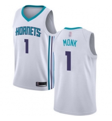 Hornets 1 Malik Monk White Basketball Jordan Swingman Association Edition Jersey Hornets 1 Malik Monk White Basketball Jordan Swingman Association Edition Jersey