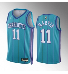 Men Charlotte Hornets 11 Cody Martin Teal 2023 24 Classic Edition Stitched Basketball Jersey Men Charlotte Hornets 11 Cody Martin Teal 2023 24 Classic Edition Stitched Basketball Jersey